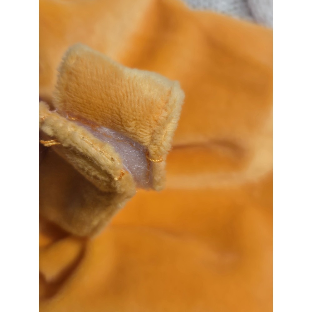 Vermont Teddy Bear Fox Buddy Blanket Lovey Security Blanket Orange Satin VTB - Picture 10 of 14